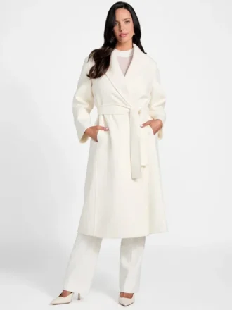 Manteau en laine mélangée Keera