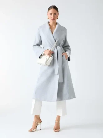 Manteau en laine mélangée Keera
