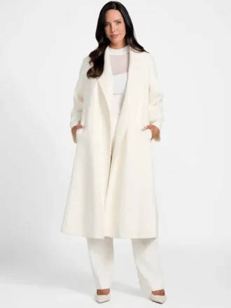 Manteau en laine mélangée Keera