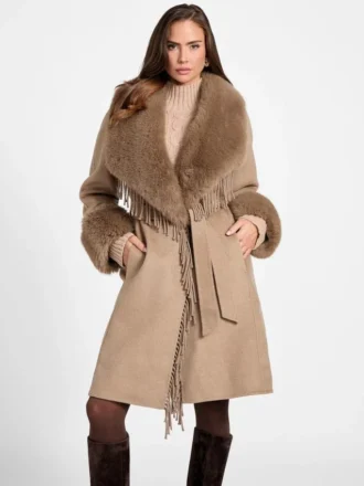 Manteau en laine mélangée Liliana