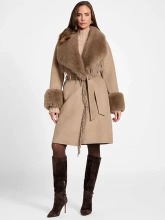 Manteau en laine mélangée Liliana