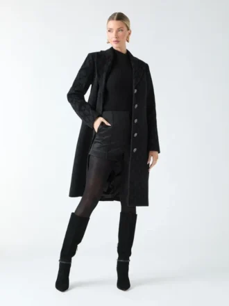 Manteau en laine mélangée Linda