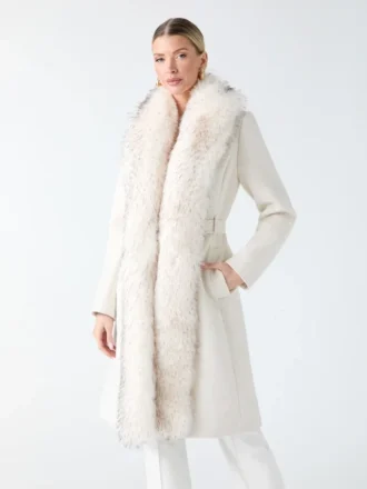 Manteau en laine mélangée Valerie