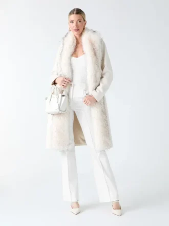 Manteau en laine mélangée Valerie