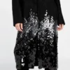 Manteau en maille à paillettes Vicky