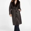 Manteau en simili cuir Zoey