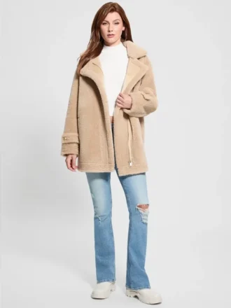 Manteau en simili-mouton Elisabetta
