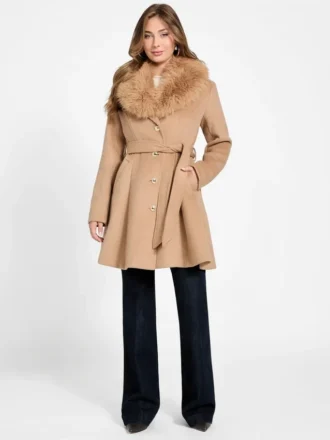 Manteau Eve à ceinture