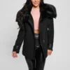 Manteau Lilia à col en fausse fourrure Manteau Lilia à col en fausse fourrure
