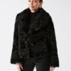 Manteau long en fausse fourrure Margot