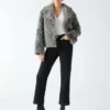 Manteau long en fausse fourrure Margot