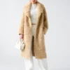 Manteau long en fausse fourrure Margot