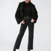 Manteau long en fausse fourrure Margot