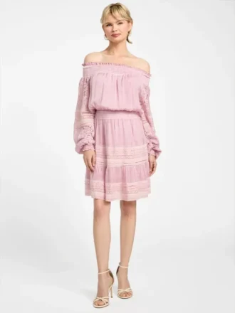 Mini-robe à épaules dénudées Audrey Mini-robe à épaules dénudées Audrey