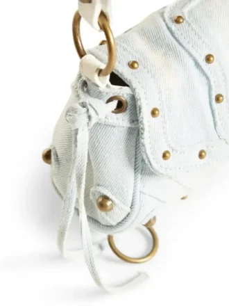 Mini sac à bandoulière en denim