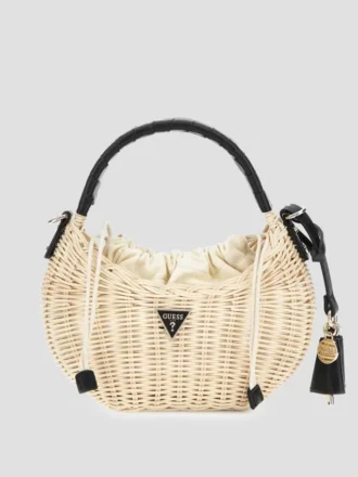 Mini sac à bandoulière en paille Sveiney