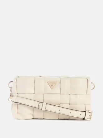 Mini sac à bandoulière tissé Marion