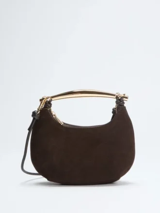 Mini sac hobo en cuir Victoria