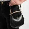 Mini sac hobo en cuir Victoria