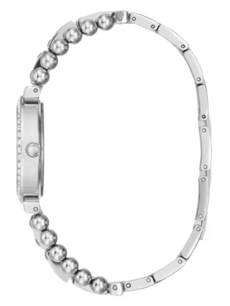 Montre analogique argentée