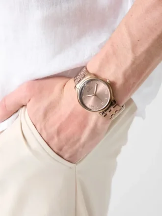 Montre analogique en acier inoxydable 40 mm Montre analogique en acier inoxydable 40 mm
