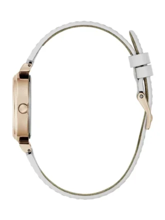 Montre analogique en cuir véritable 34 mm