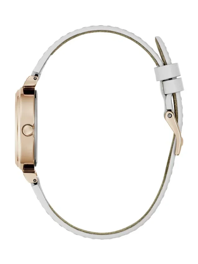 Montre analogique en cuir véritable 34 mm Montre analogique en cuir véritable 34 mm