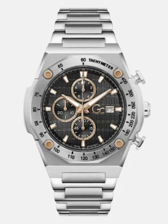 Montre chronographe Gc argentée