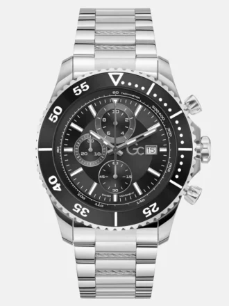 Montre chronographe Gc argentée