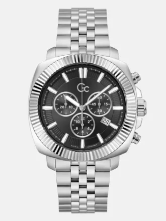 Montre chronographe Gc argentée