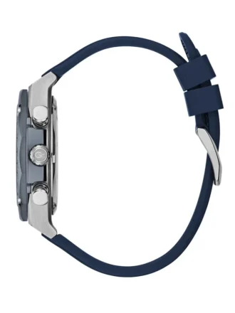 Montre chronographe Gc argentée et bleue