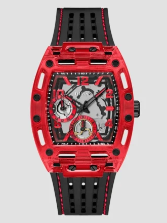 Montre chronographe rouge
