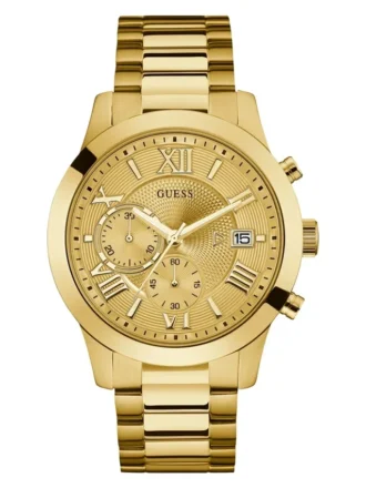Montre habillée classique dorée