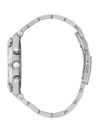 Montre multifonction argentée