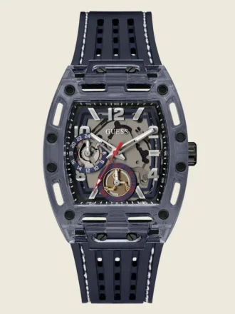 Montre multifonction à cadran apparent bleu marine