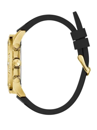 Montre multifonction en silicone noir