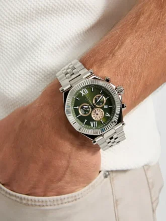 Montre multifonction Gc argentée