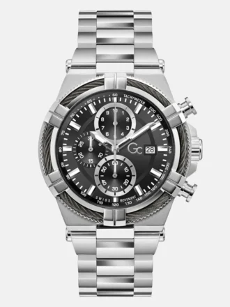 Montre multifonction Gc en acier inoxydable 44 mm Montre multifonction Gc en acier inoxydable 44 mm