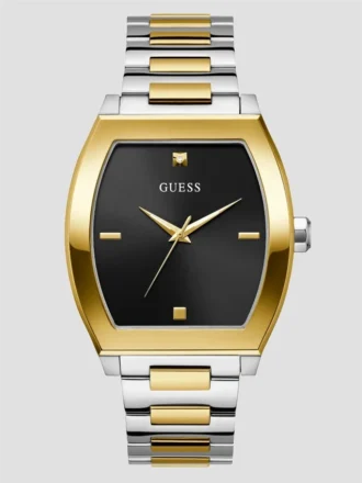 Montres analogiques argentées et dorées