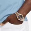 Montres analogiques bicolores