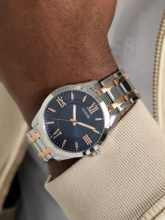 Montres analogiques bicolores