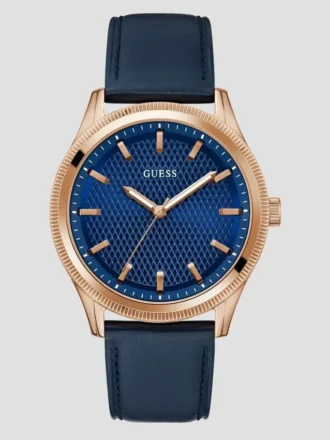 Montres analogiques en cuir bicolore