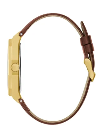 Montres analogiques en cuir bicolore