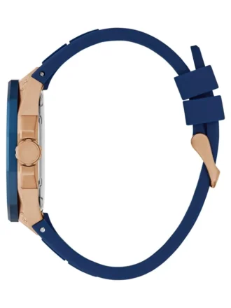 Montres chronographes en silicone couleur or rose