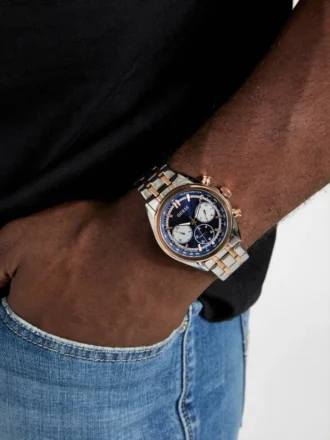 Montres multifonction bicolores