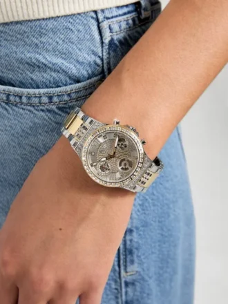 Montres multifonction bicolores