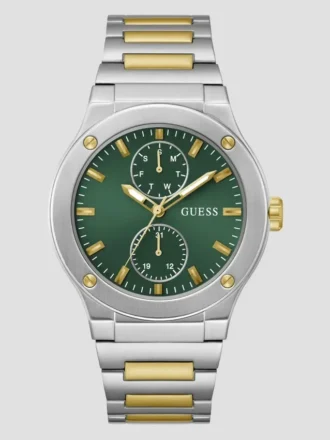 Montres multifonction bicolores vertes