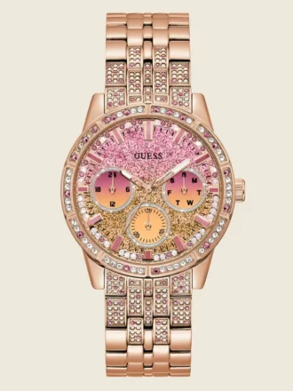 Montres multifonction couleur or rose
