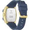 Montres multifonction dorées et bleues Montres multifonction dorées et bleues
