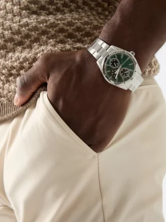 Montres multifonction en acier inoxydable 43 mm